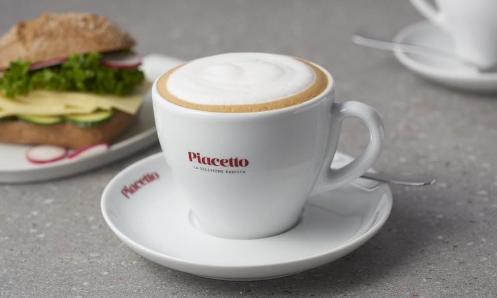 Piacetto coffee in a cup