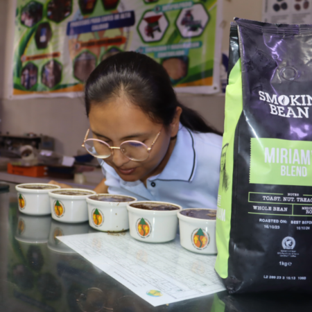 Miriam Coffee Tasting - Smokin Bean new blend