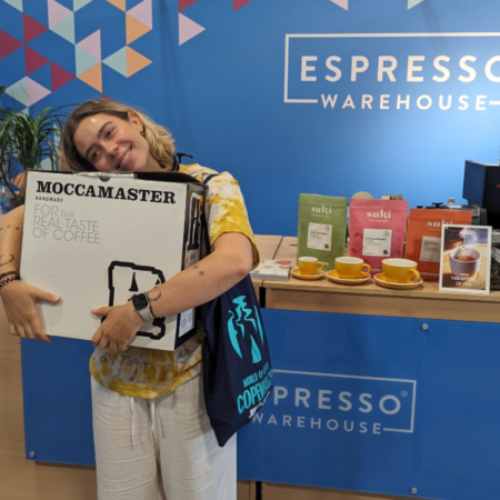 Winner of the Moccamaster competition at the World of Coffee