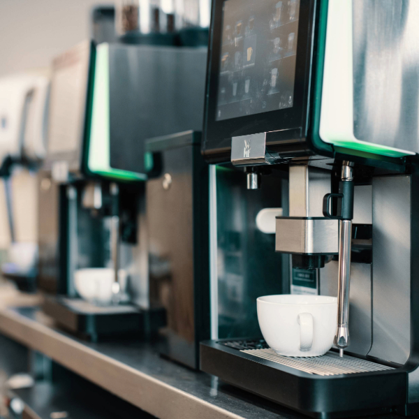 WMF 5000 S+ Bean-to-Cup Machines side by side