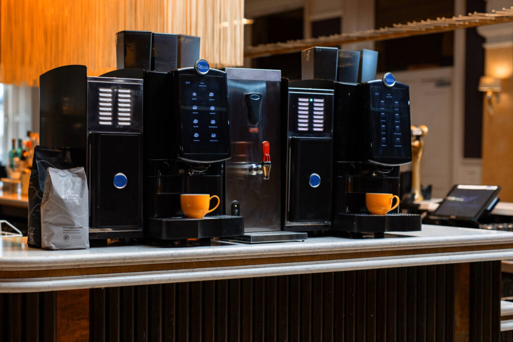 Carimali Coffee machine in a hotel